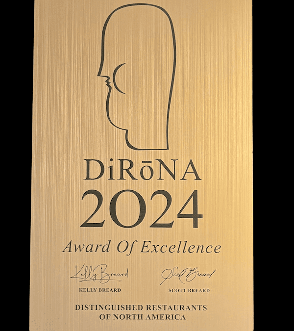 Distinguished Restaurants of North America ‘Gold’ Award of Excellence Recipients Announced